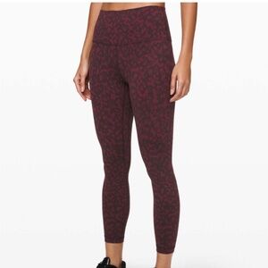Lululemon Align Pant 25" Formation Camo Dark Adobe Multi